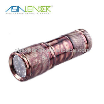 New Design Colorful Super Bright 9LED Flashlight